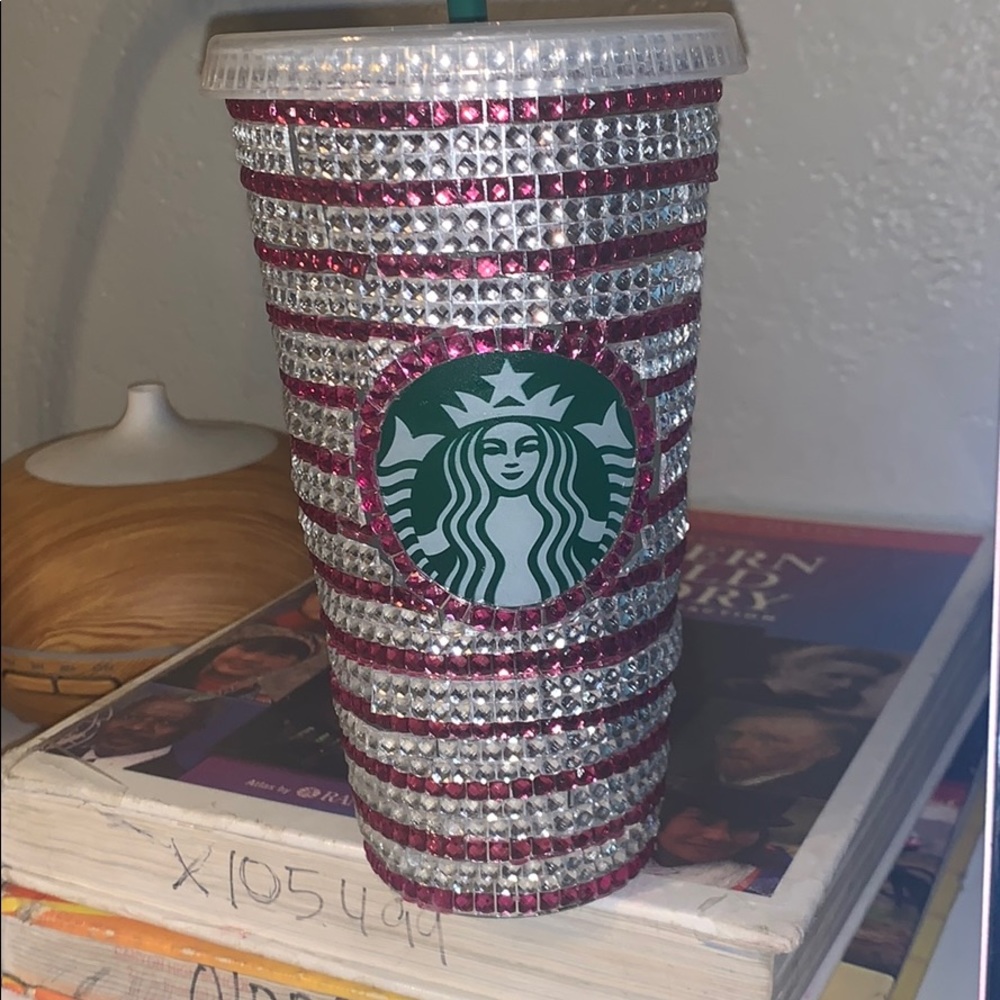 Bedazzled Starbucks reusable cups